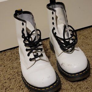 White Dr. Martins